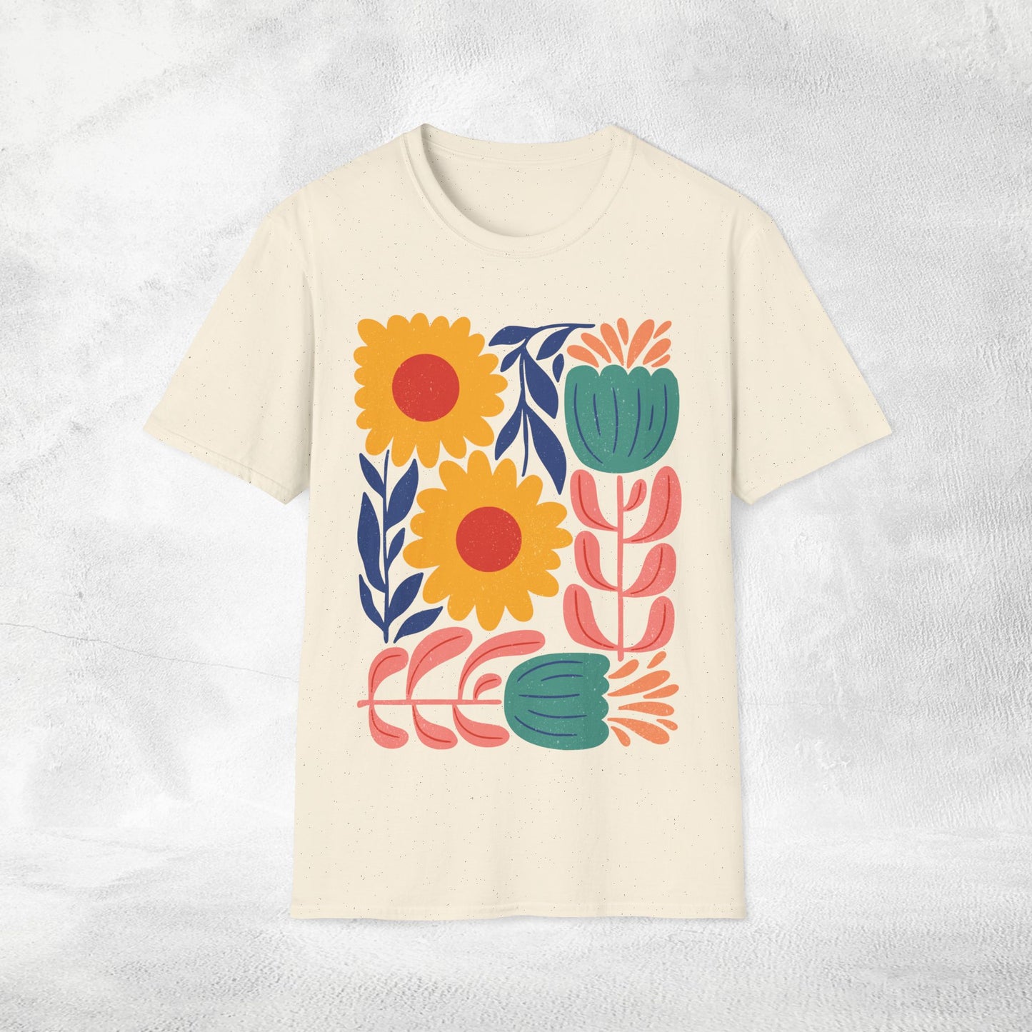 Womens shirt Dänische Blumen