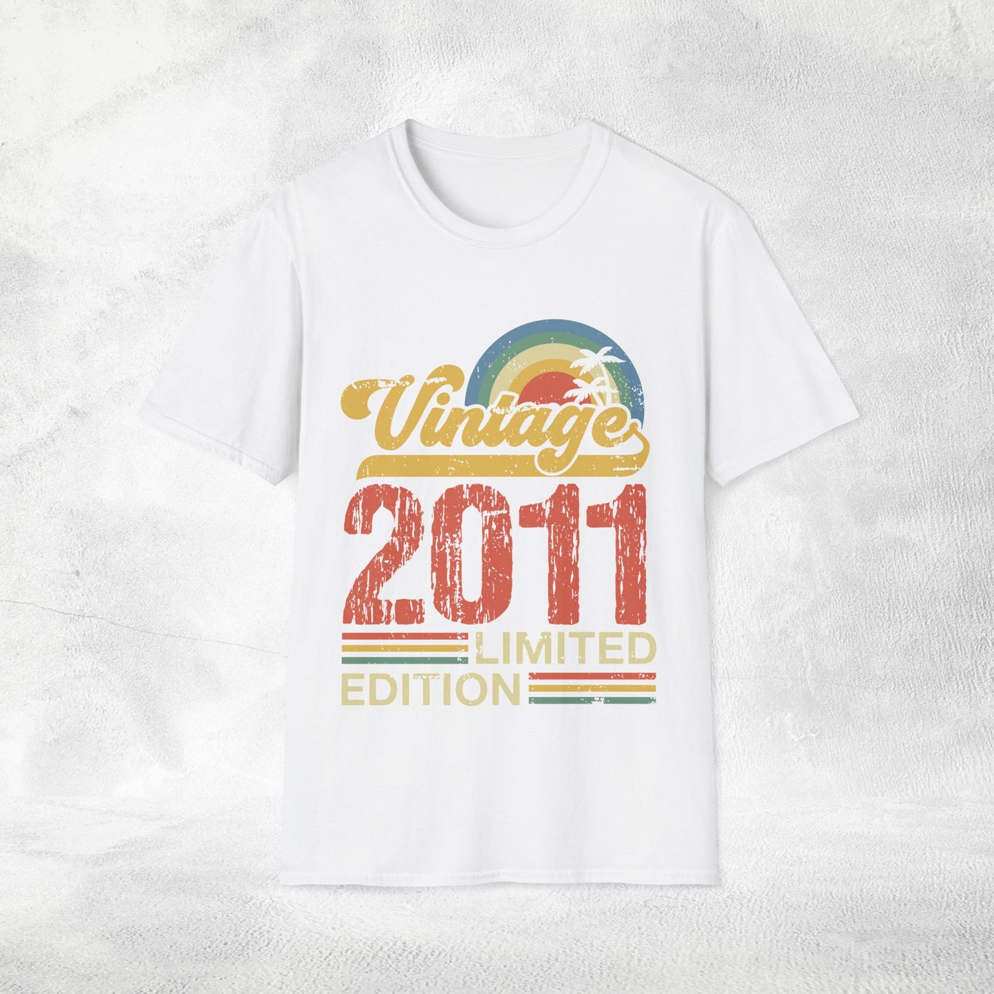 Unisex year of birth shirt 2011