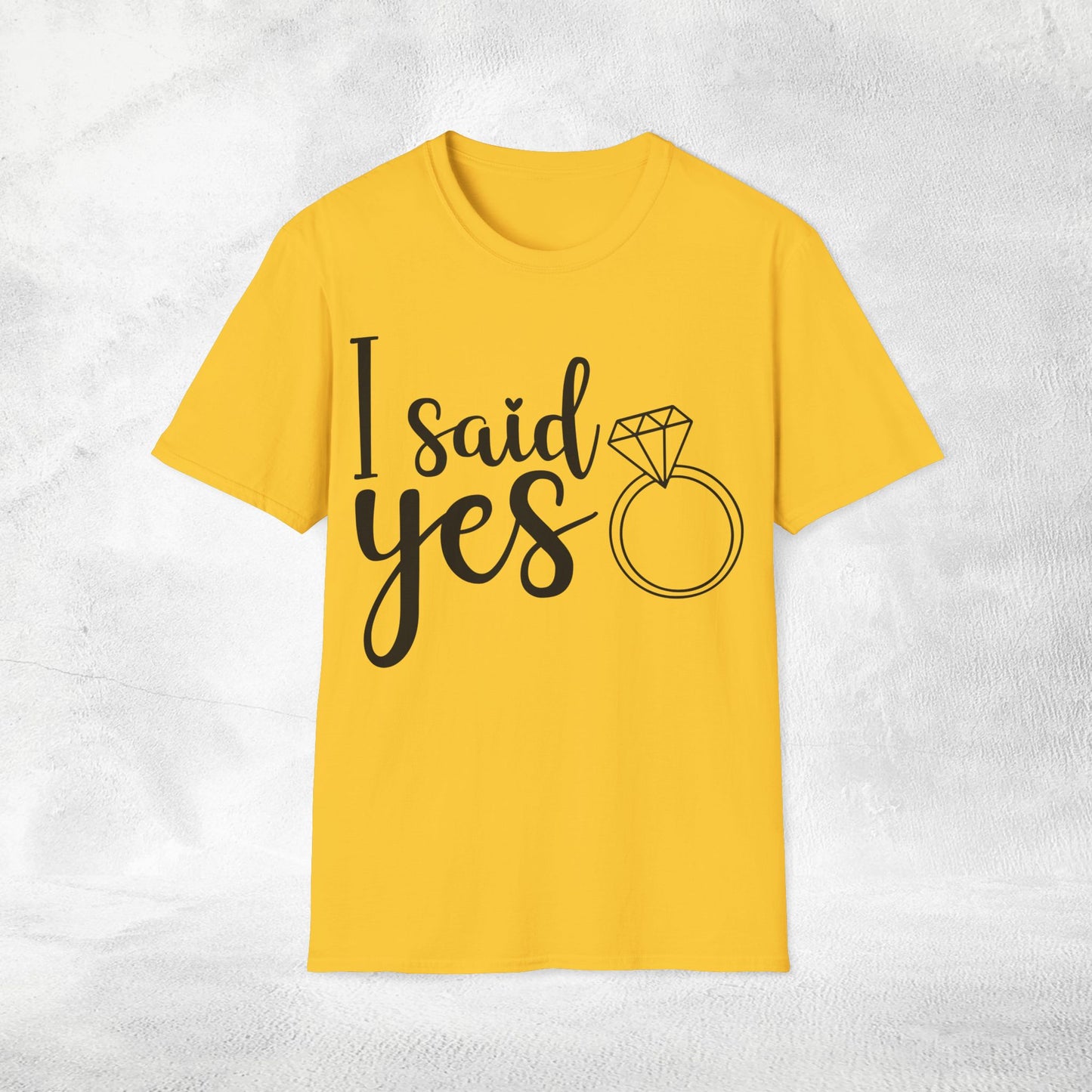 Women's T-Shirt i said yes bachelorette party
