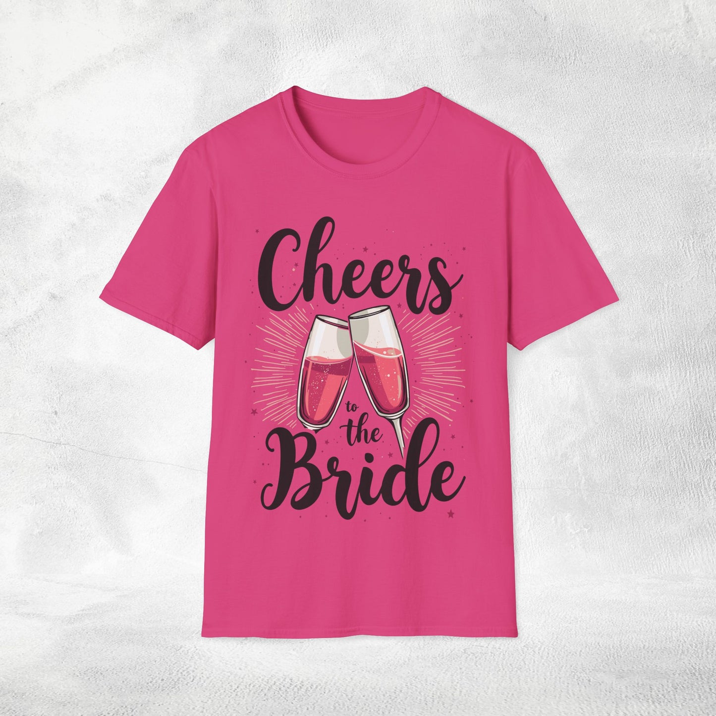 Women's T-Shirt Cheers the Bride bachelorette party