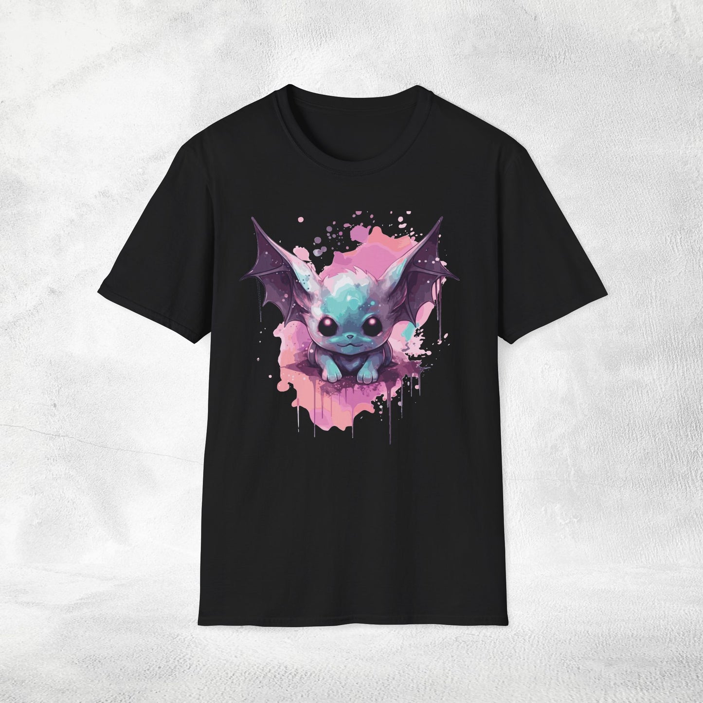 Unisex Gothic Shirt Pastel Bat