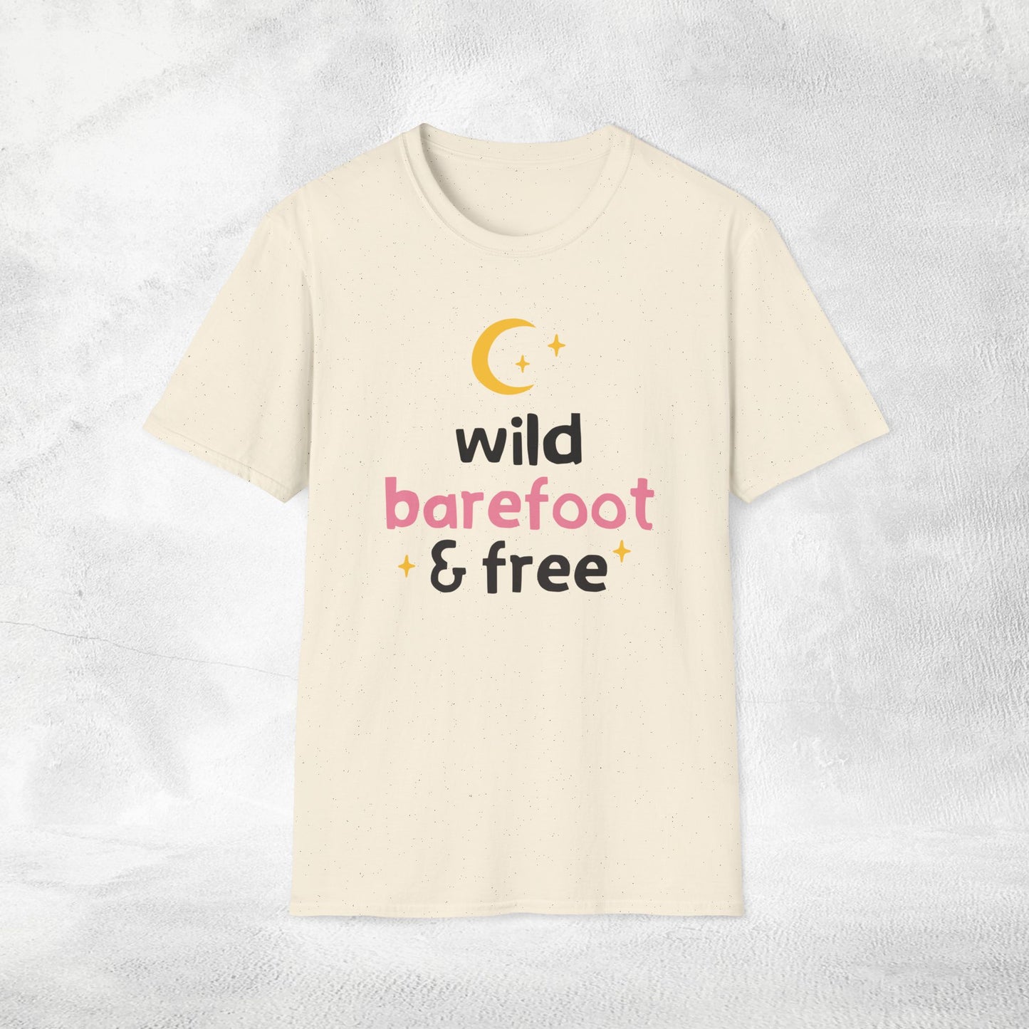 Women's yoga shirt wild barefoot &amp; free