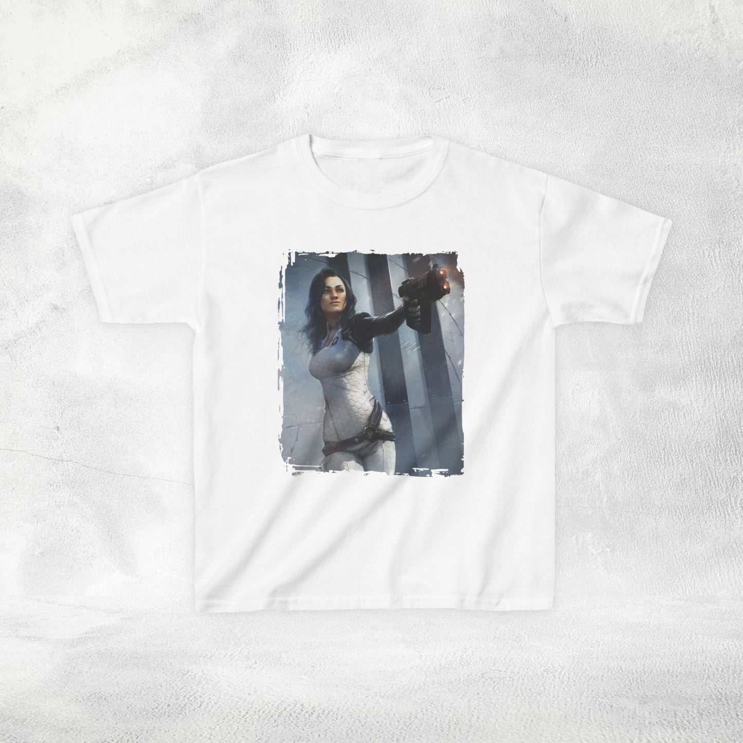 Kids gaming shirt Mass Effect Miranda Lawson
