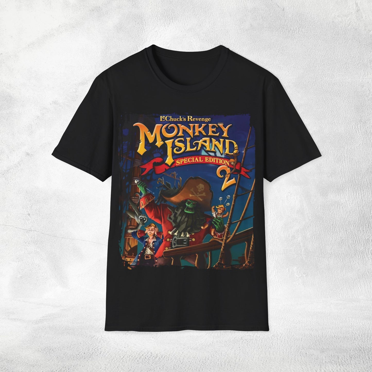 Unisex gaming shirt Monkey Island 2
