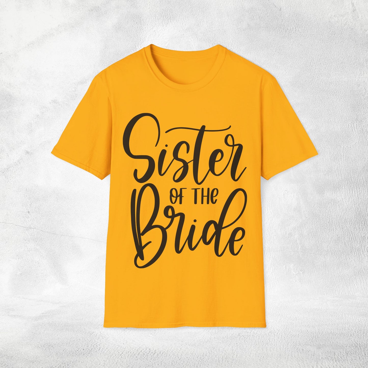 Women's T-Shirt Sister of the Bride bachelorette party