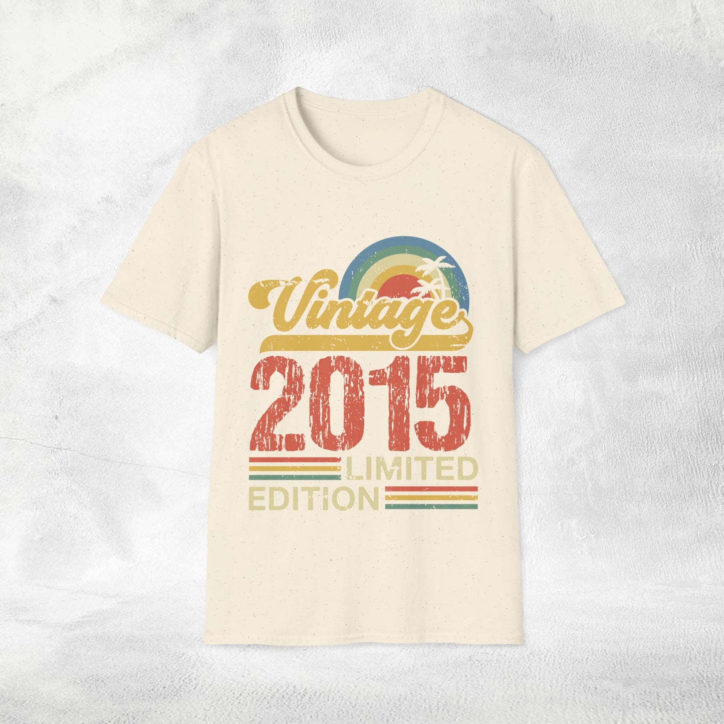 Unisex year of birth shirt 2015