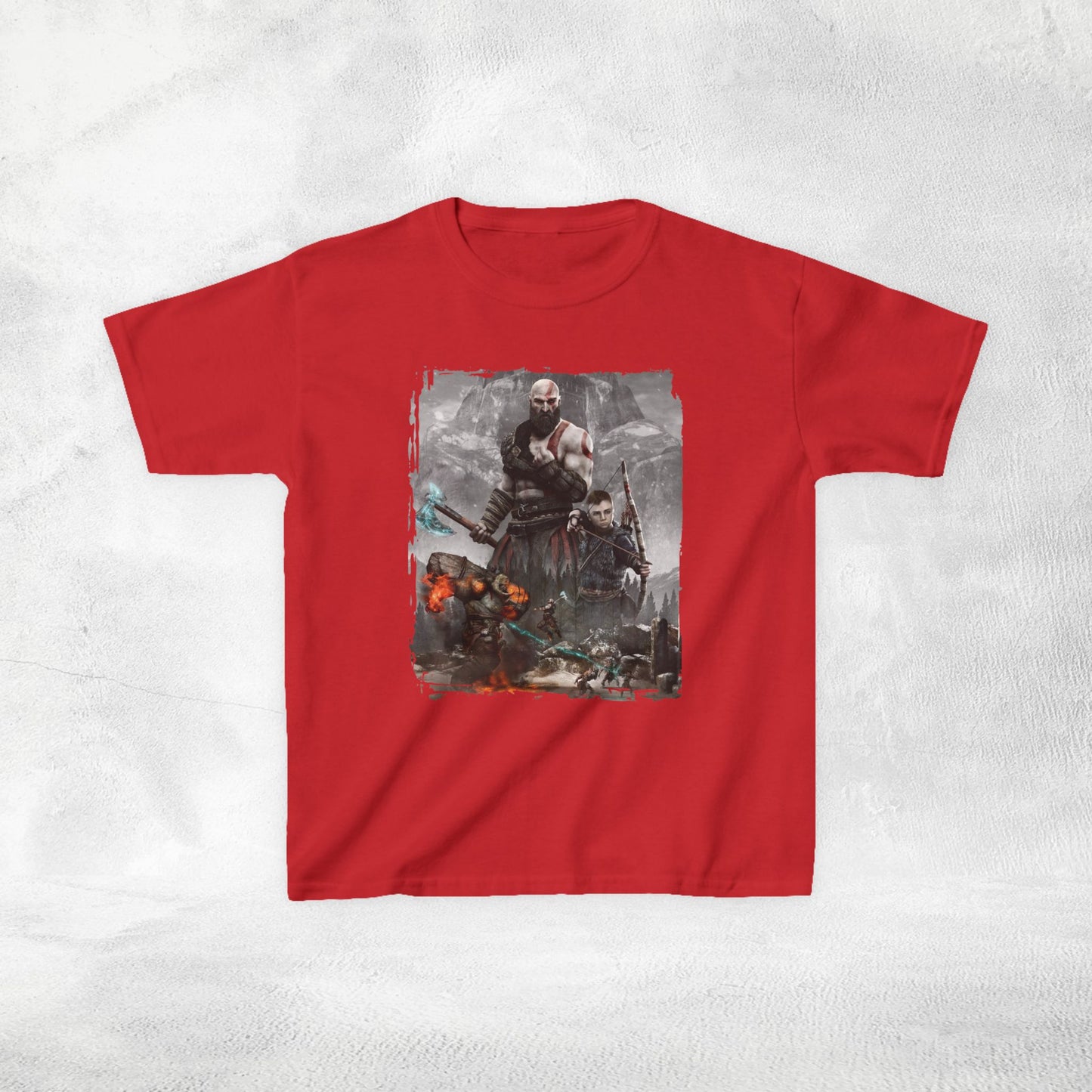 Kids gaming shirt Kratos