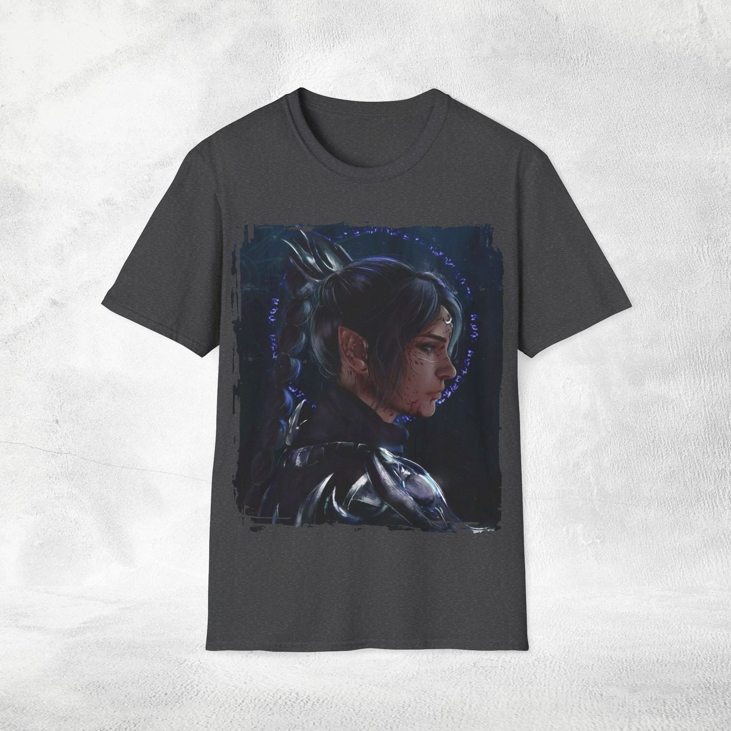Unisex gaming shirt Baldur's Gate 3 Shadowheart