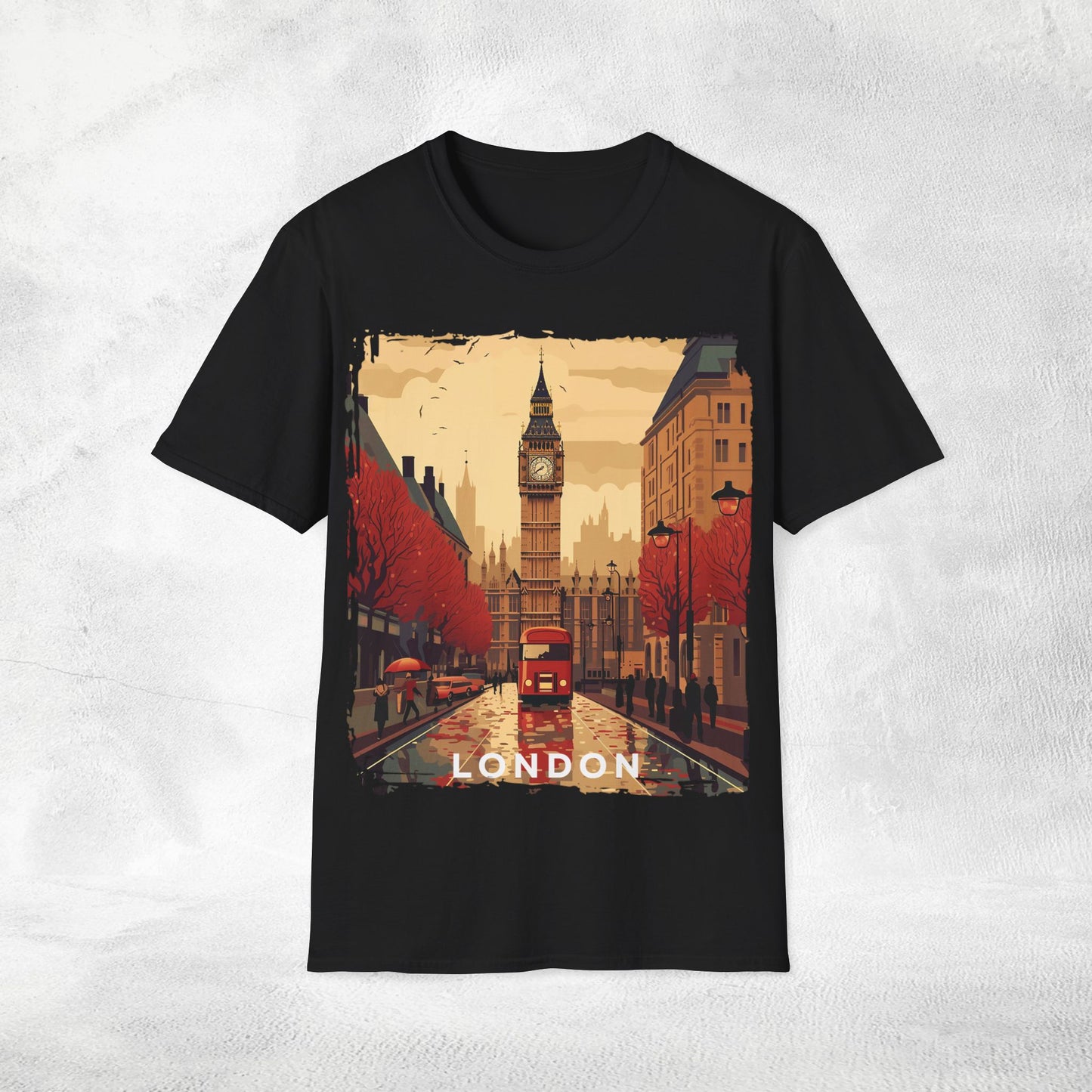 Women T-shirt London vacation tee