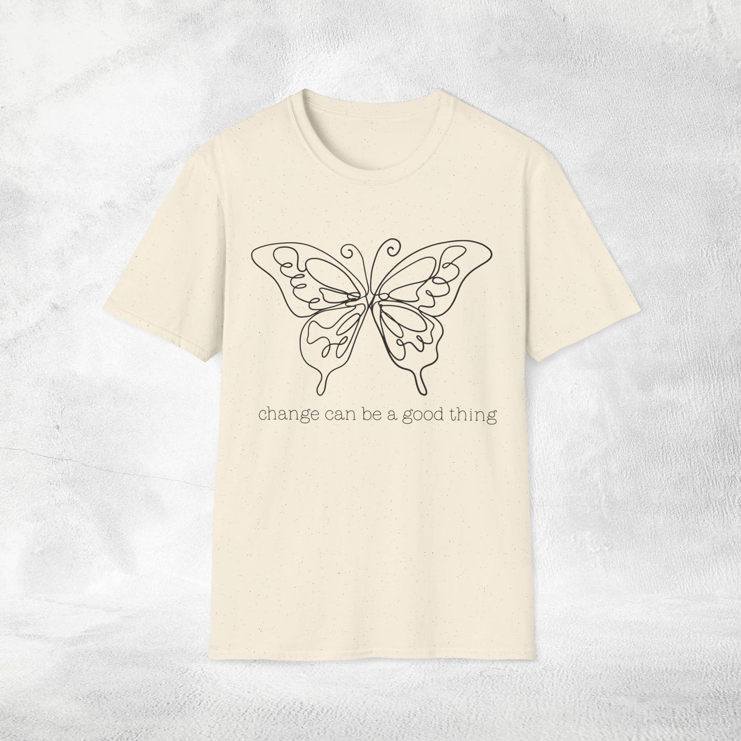 Women's Slogan T-shirt change can be a good thing