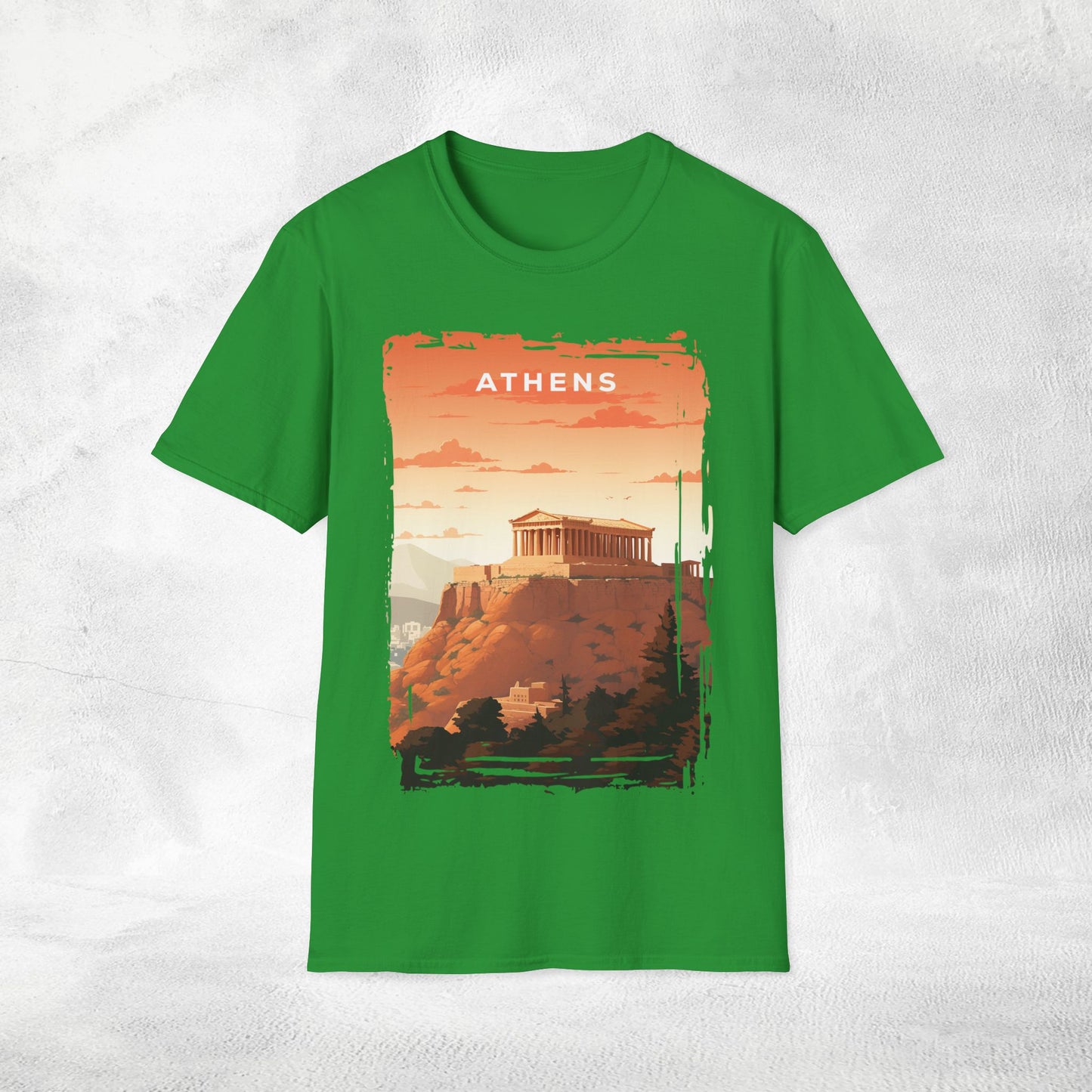 Women T-shirt Athens vacation tee