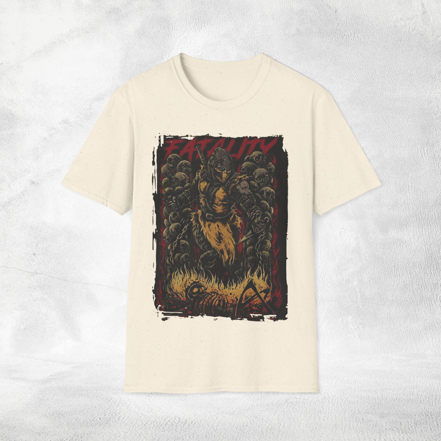 Unisex gaming shirt Mortal Kombat Fatality