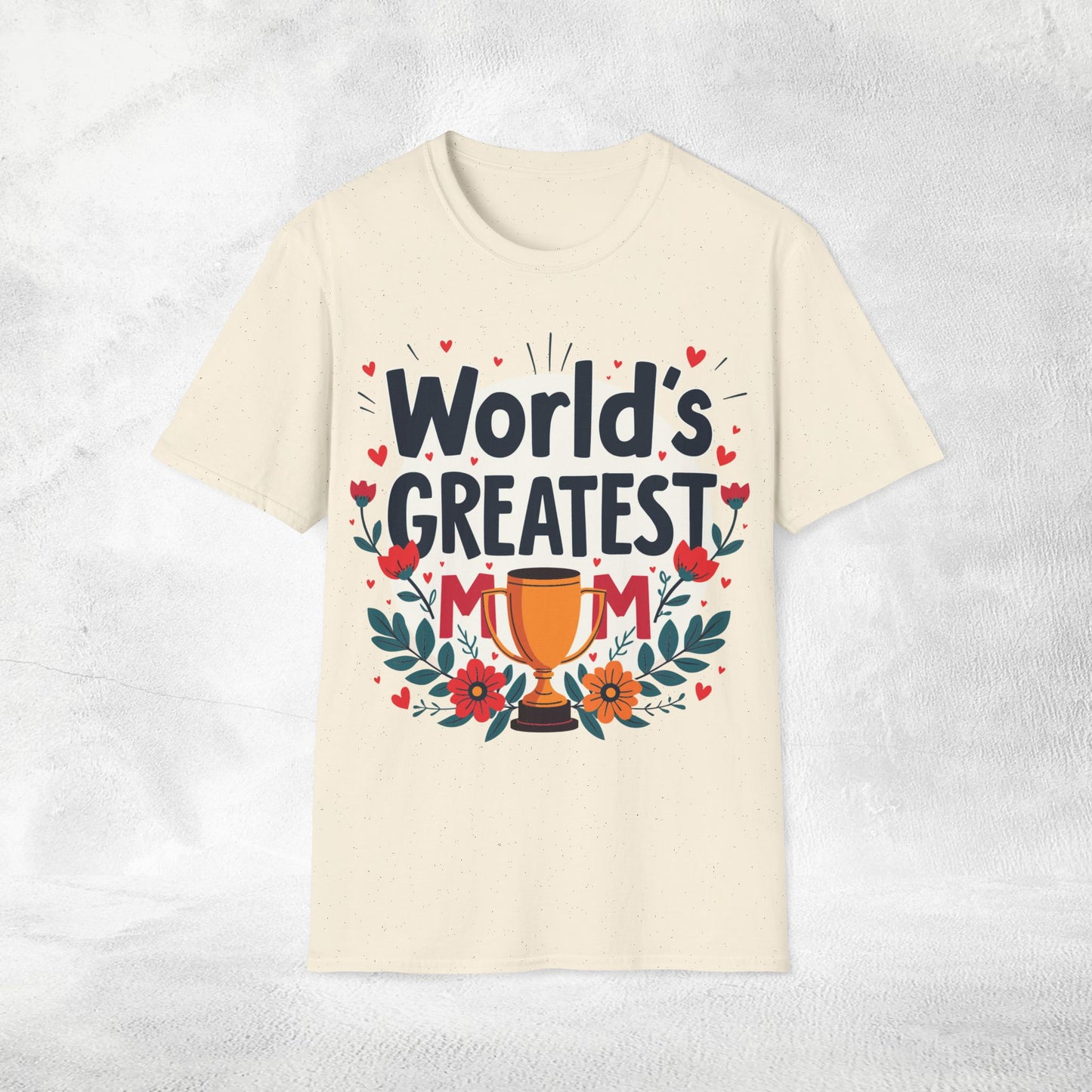 family shirt natural color edition worlds greatest mom