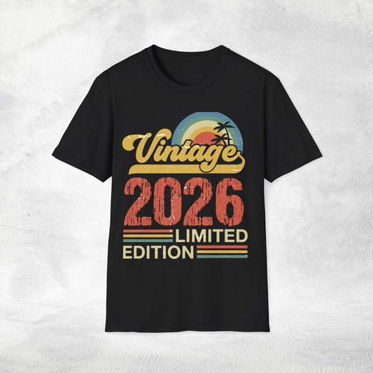 Unisex year of birth shirt 2026