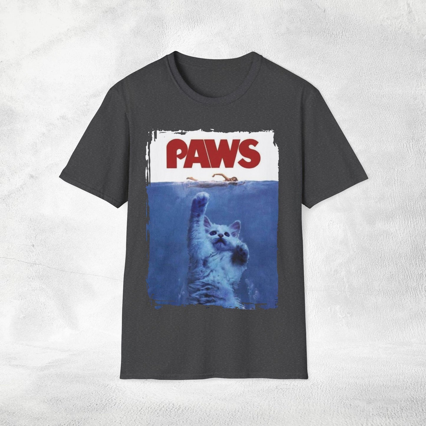 Unisex movie shirt Jaws Parody Paws