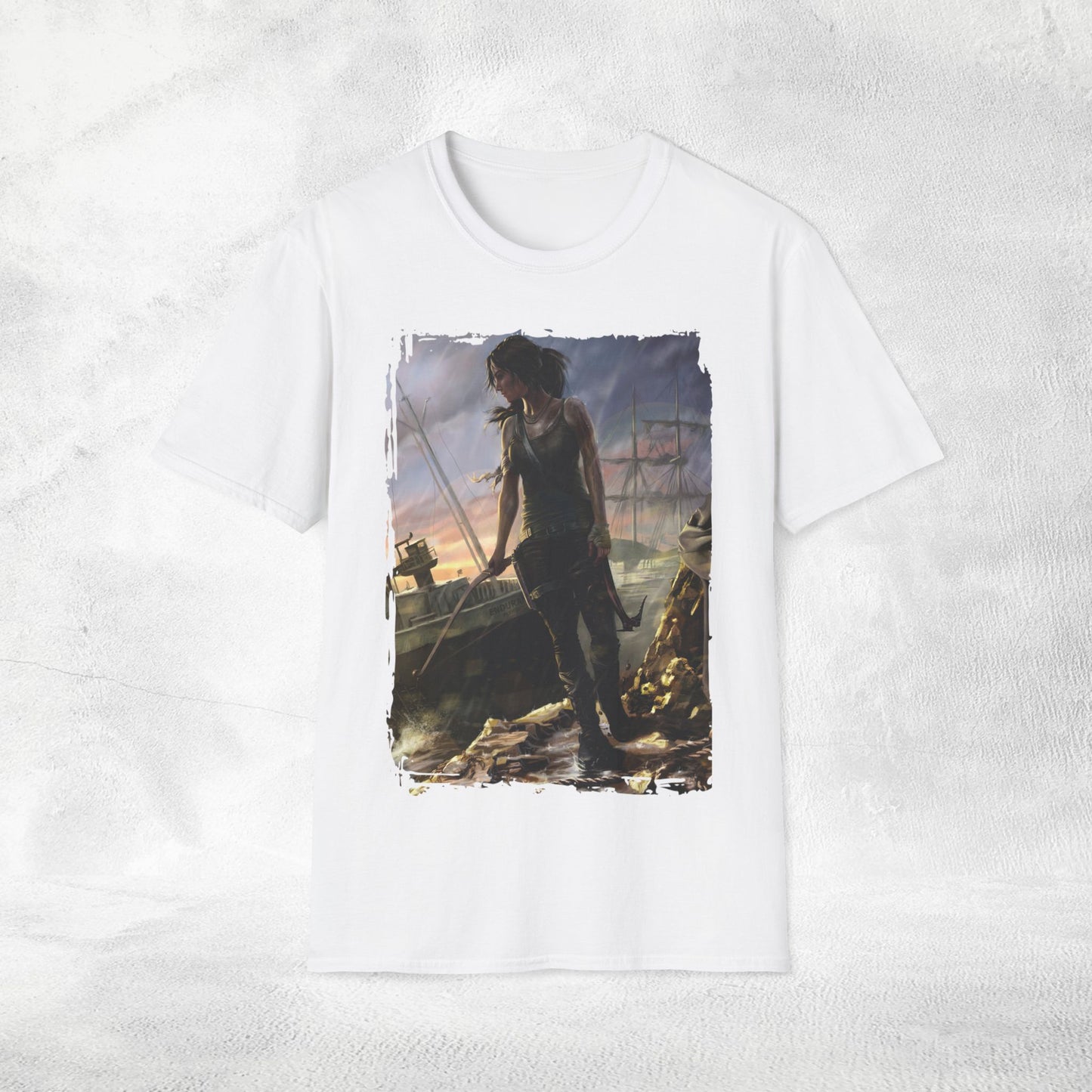 Unisex gaming shirt Lara Croft