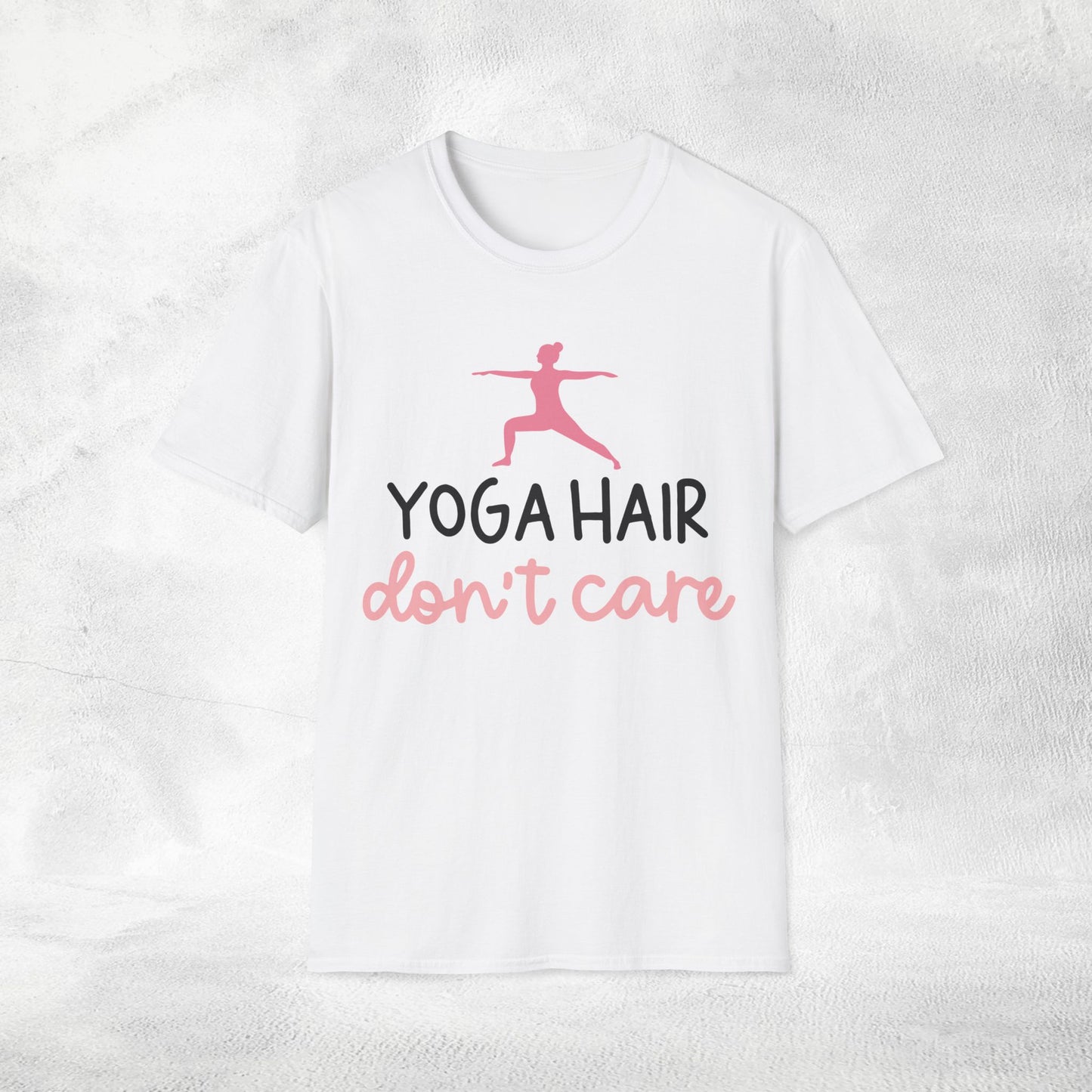 Women's yoga shirt yoga hair dont care