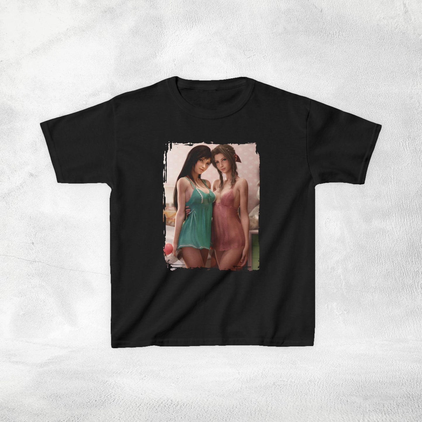 Kids gaming shirt Final Fantasy Tifa Lockhart and Aerith Gainsborough