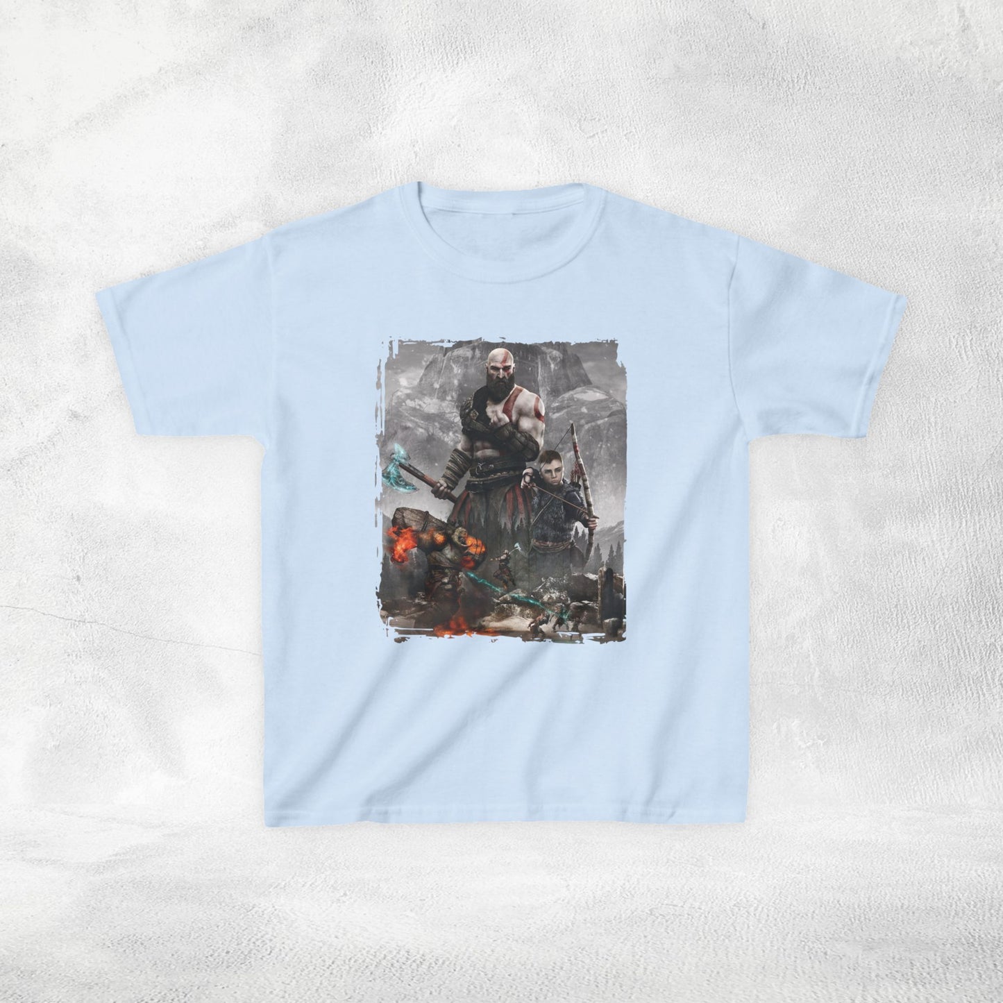 Kids gaming shirt Kratos