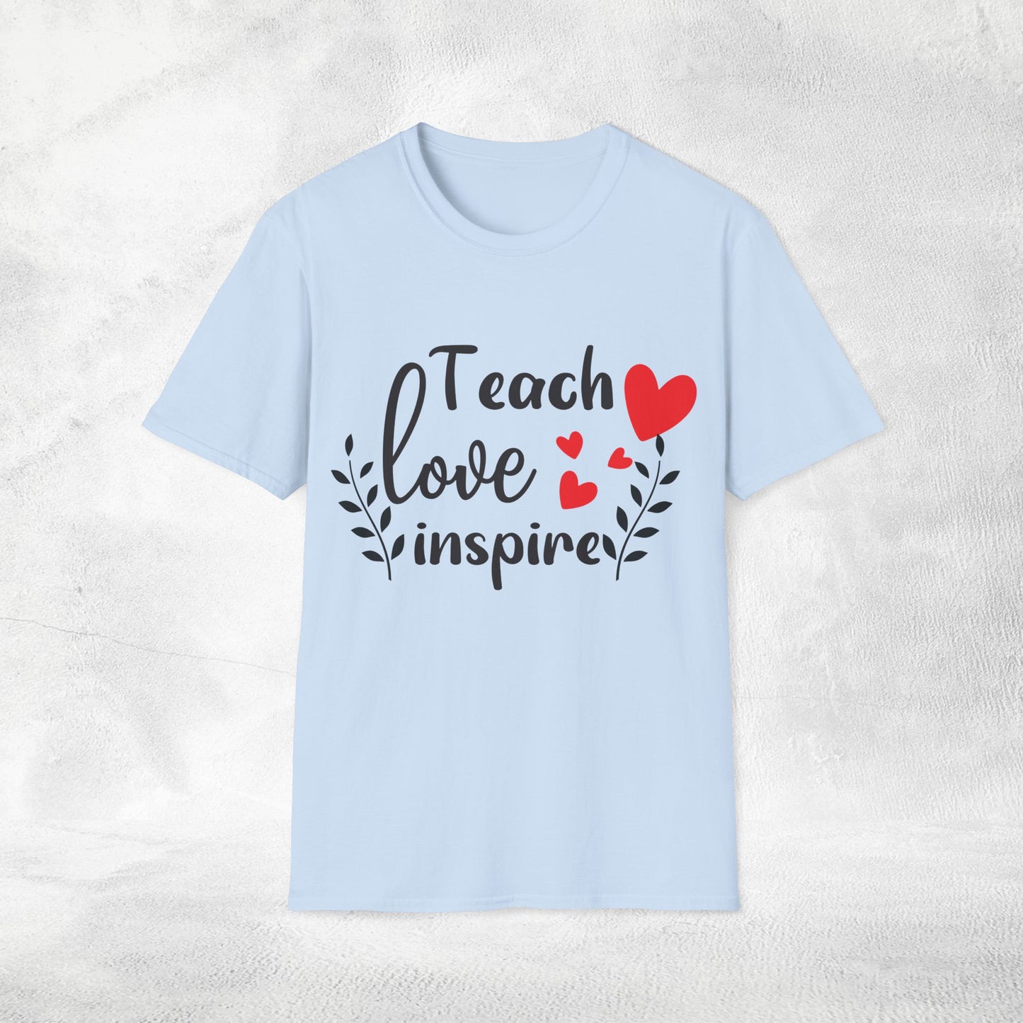 teacher shirt teach love inspire