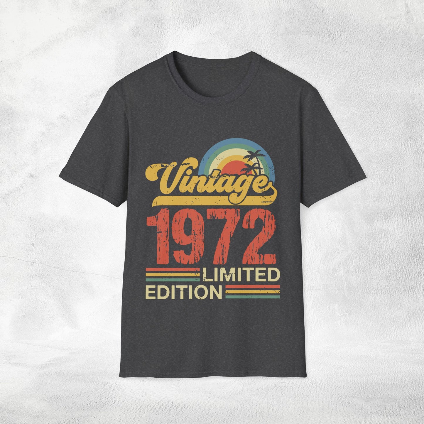 Unisex year of birth shirt 1972