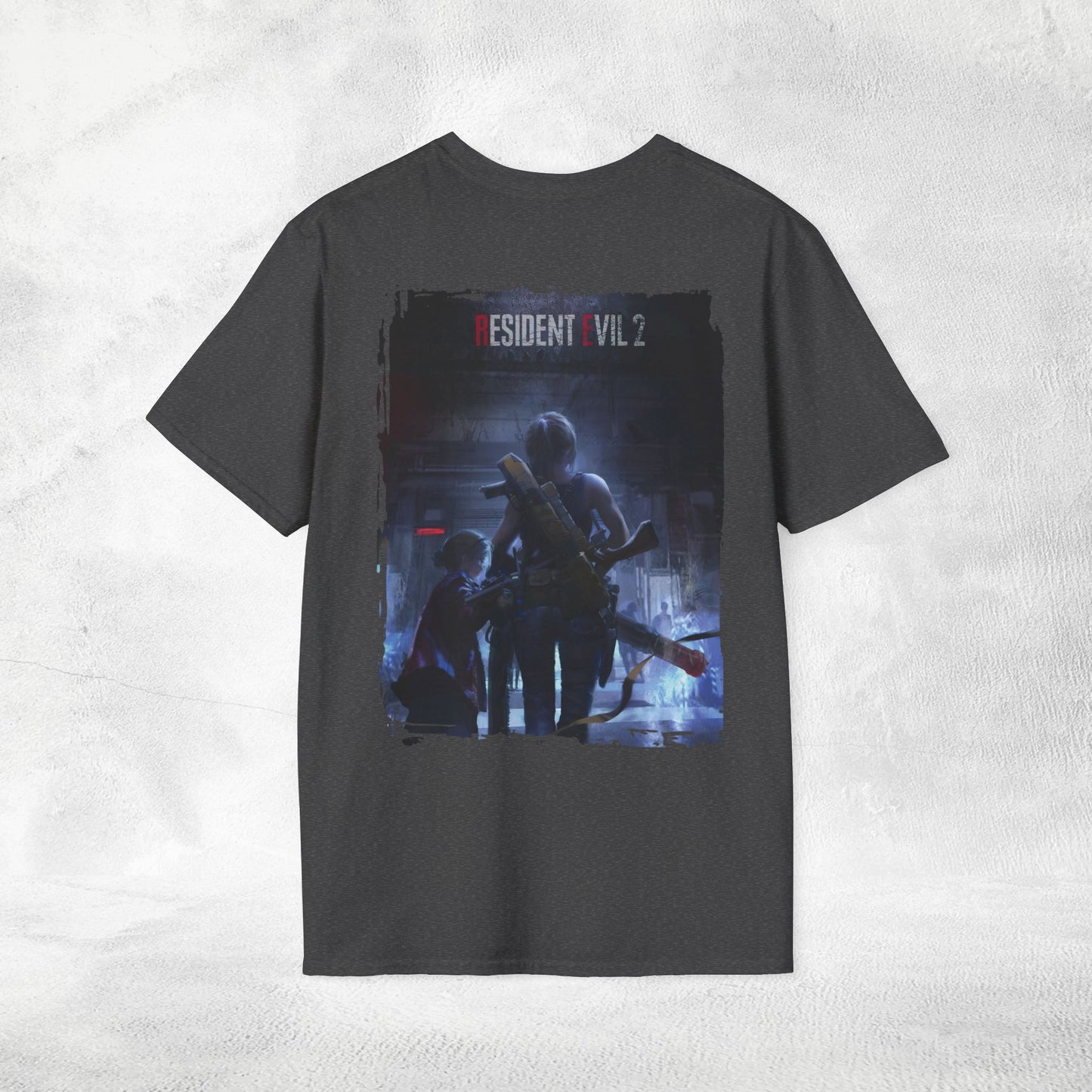 Unisex Gaming shirt Resident Evil 2 BACKPRINT