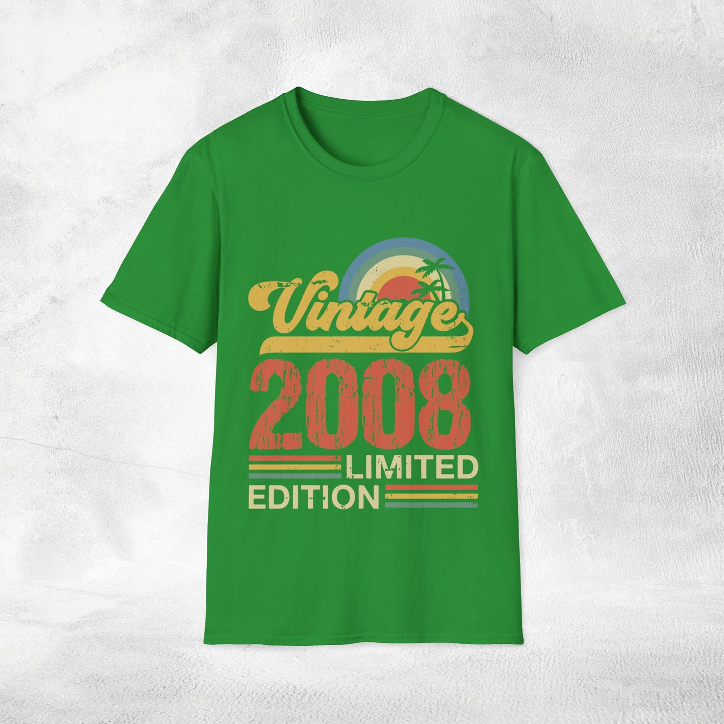 Unisex year of birth shirt 2008