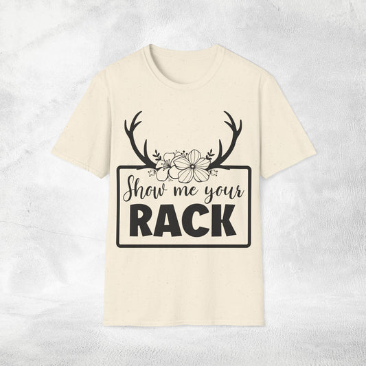 Unisex hunting shirt more show me your rack