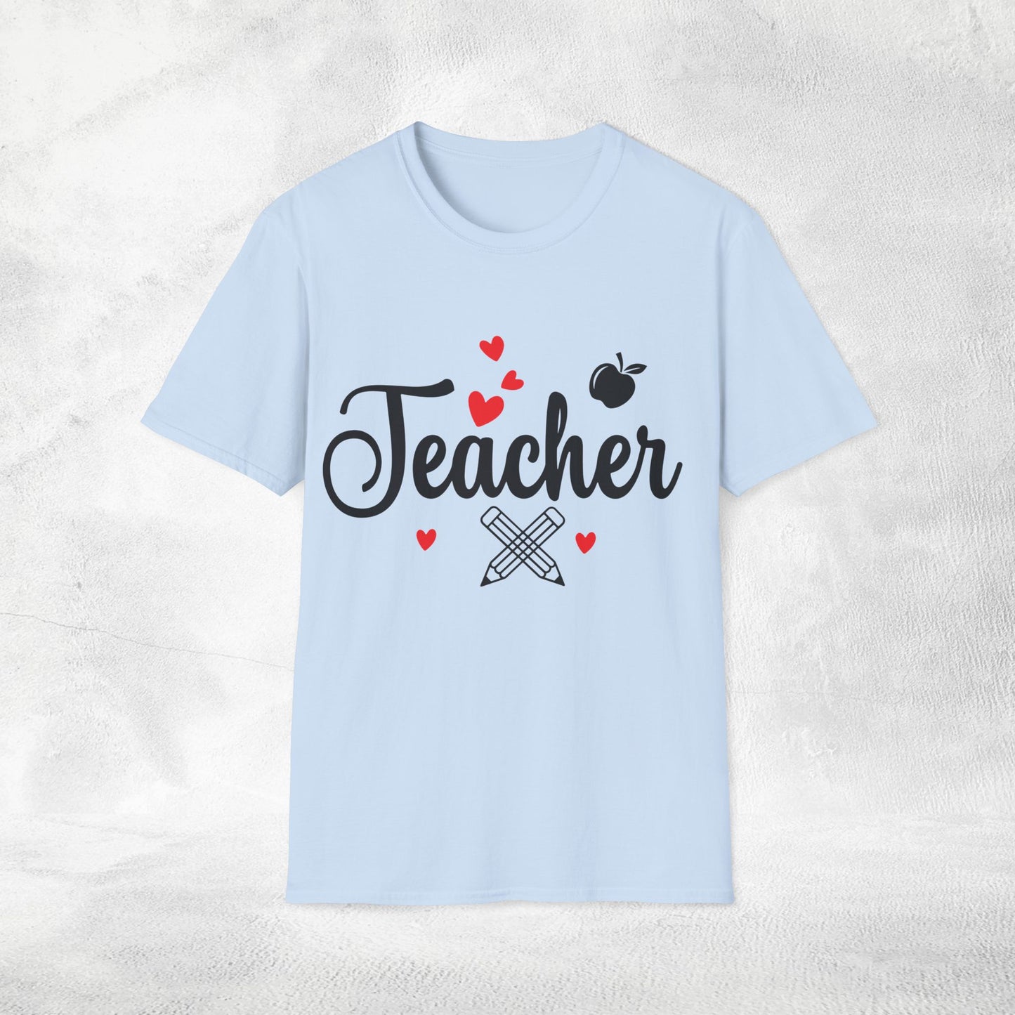 teacher shirt hearts