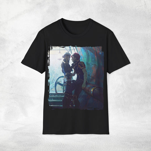 Unisex Gaming shirt Arcane Series LOL Caitlyn and Vi