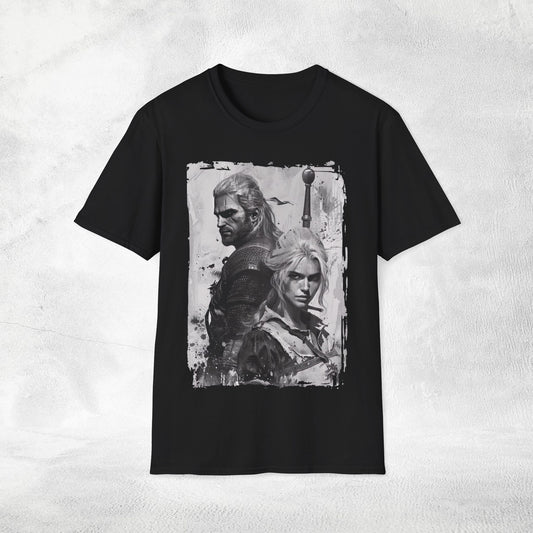 Unisex gaming shirt Ciri and Geralt