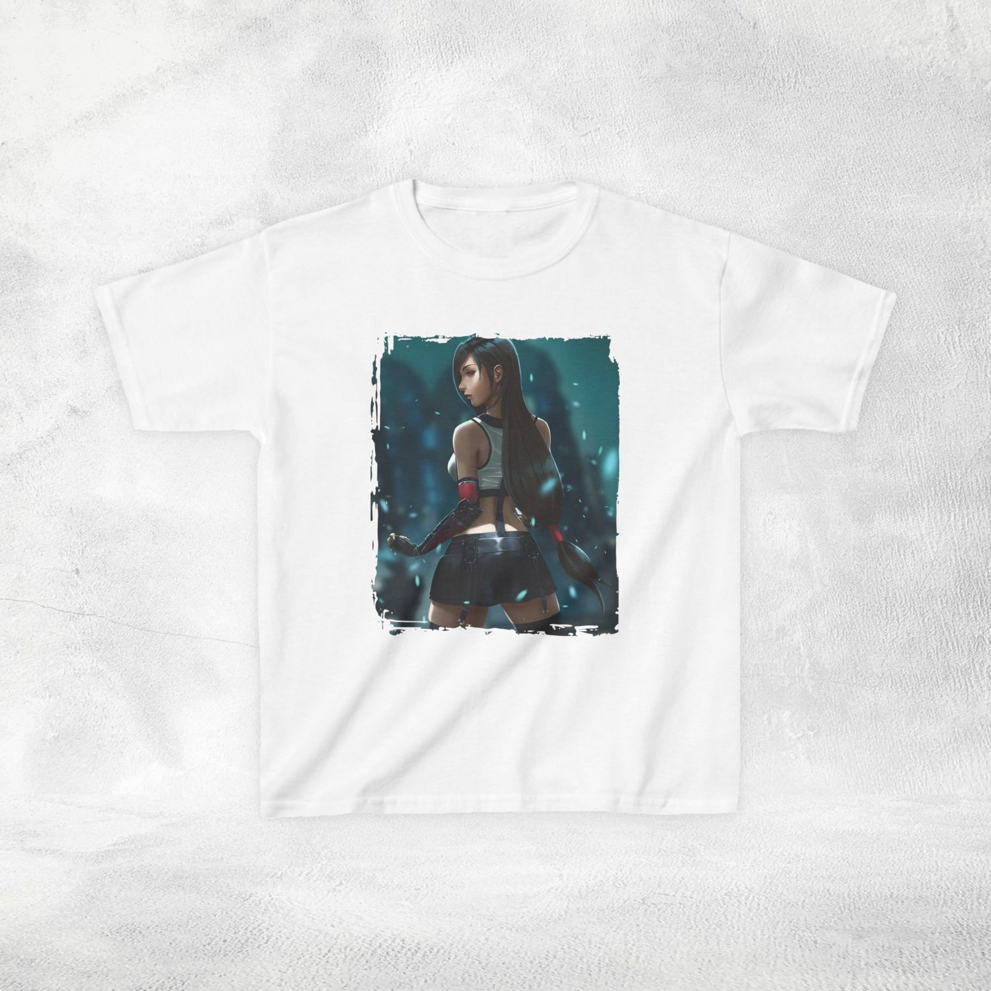 Kids gaming shirt Final Fantasy Tifa Lockhart
