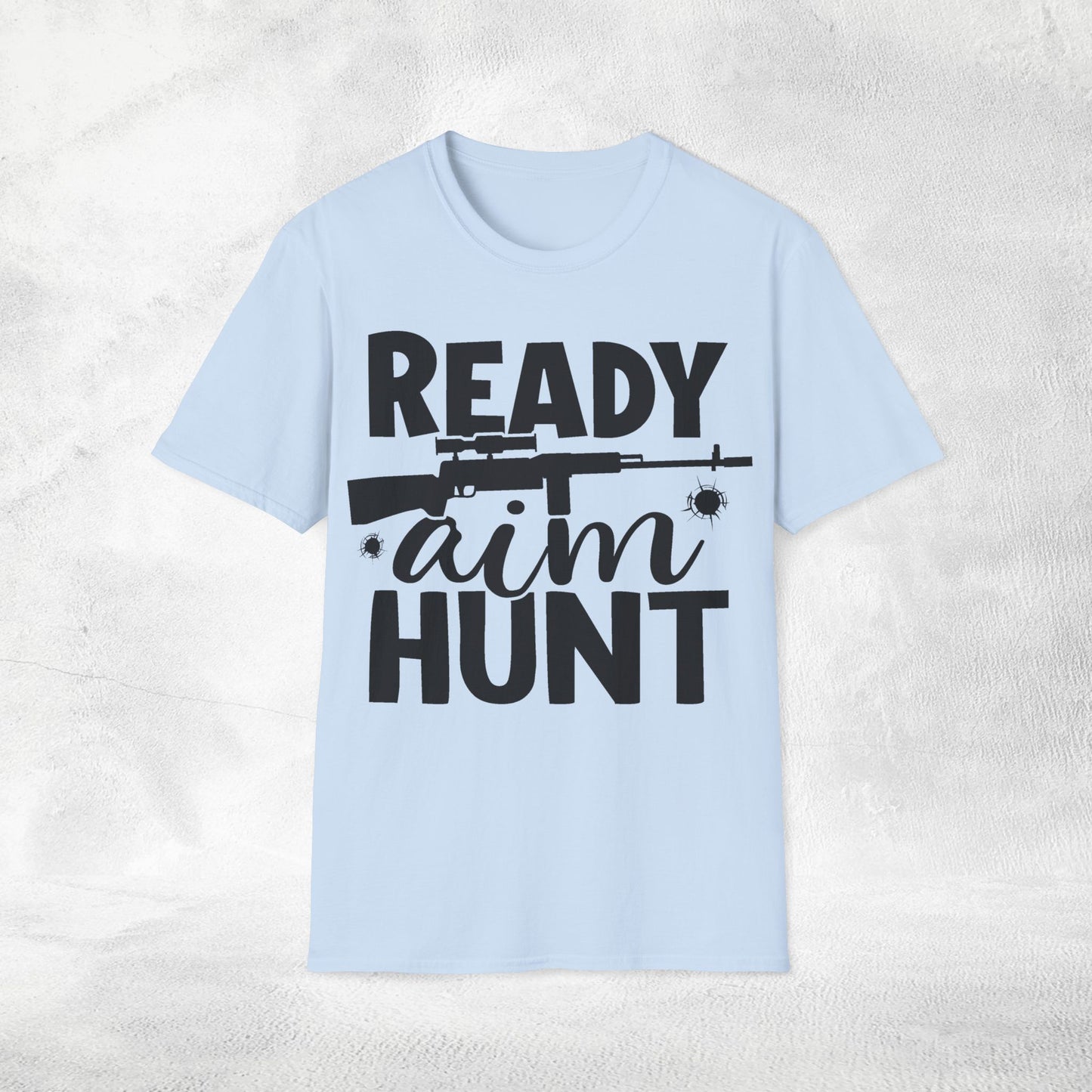 Unisex hunting shirt ready aim hunt