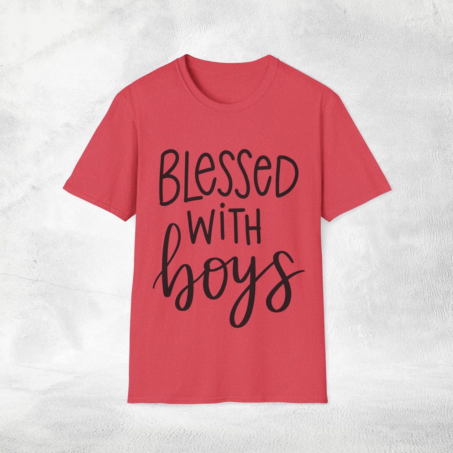 family shirt blessed with boys