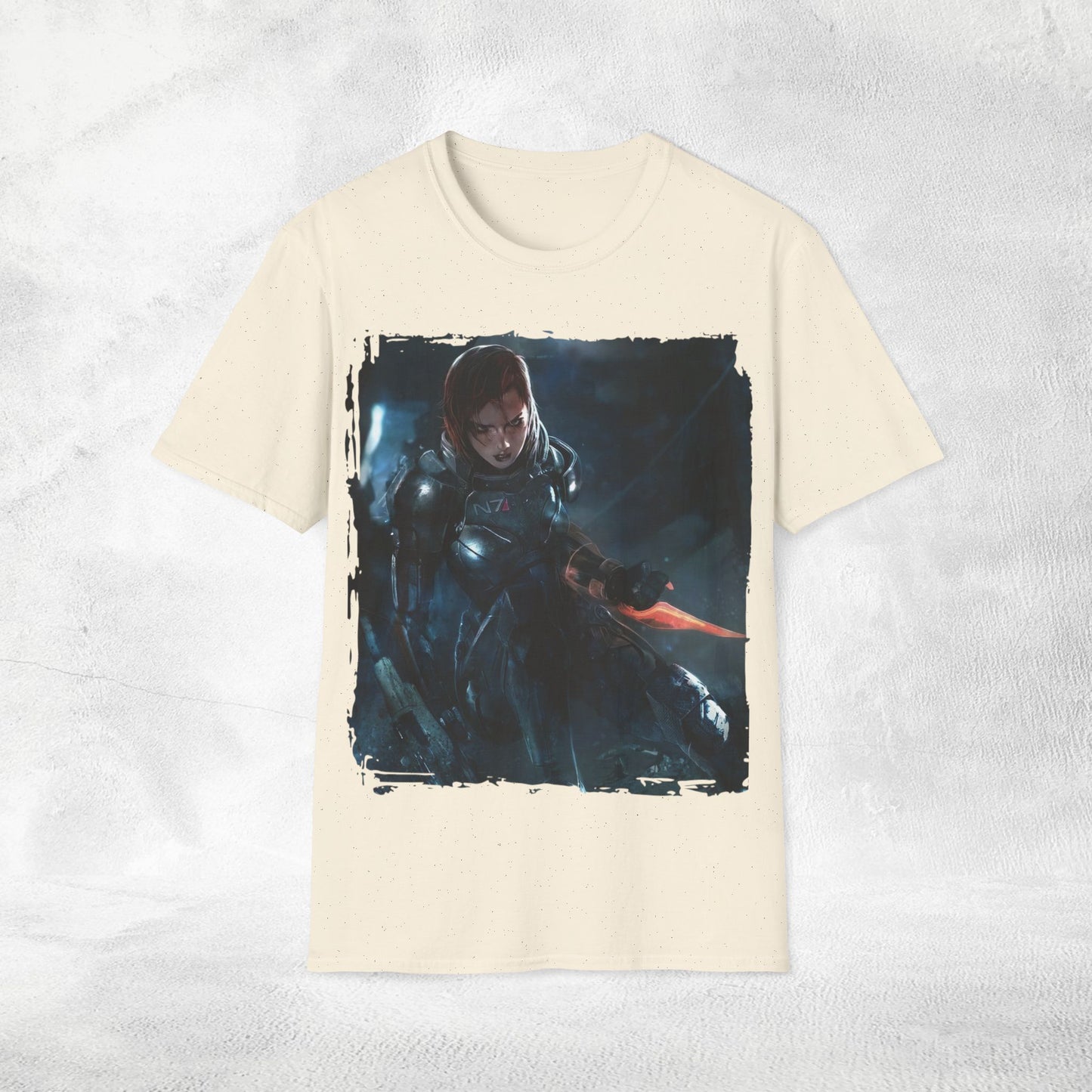 Unisex gaming shirt Mass Effect Shepard