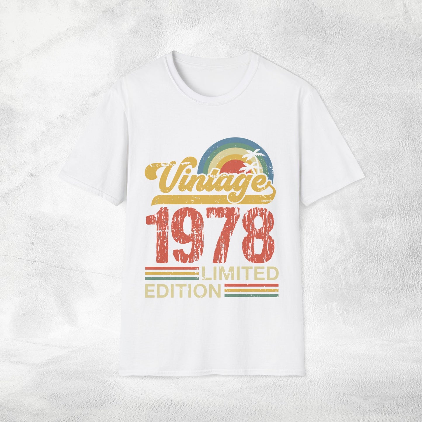 Unisex year of birth shirt 1978