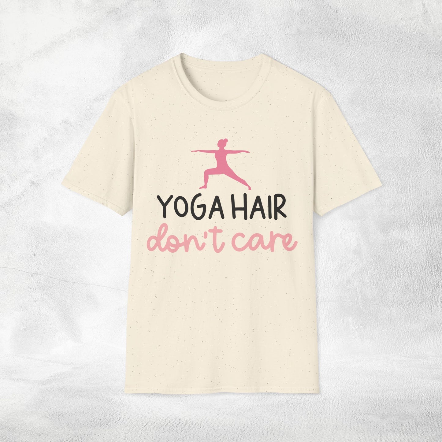 Women's yoga shirt yoga hair dont care