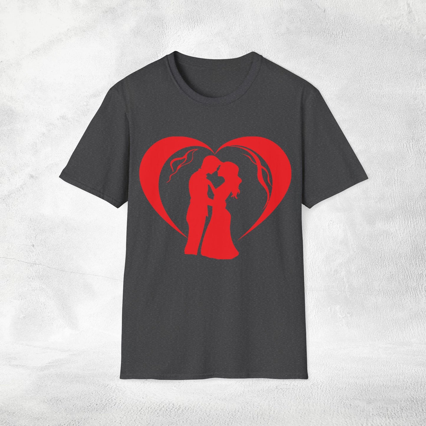 Unisex couples T-Shirt heart