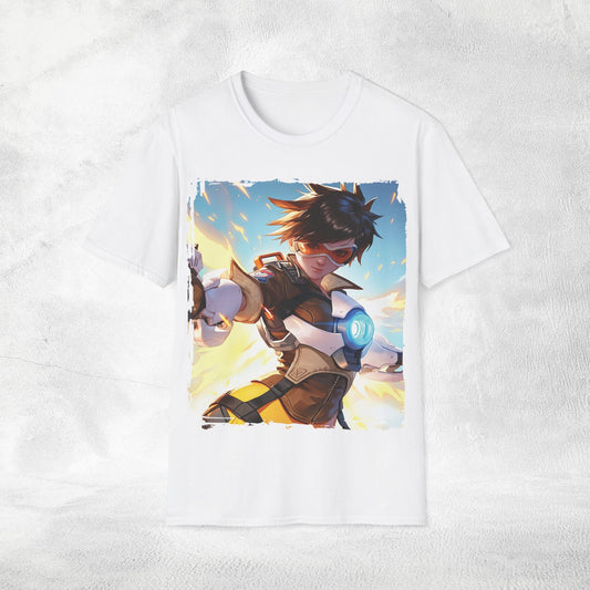 Unisex Gaming shirt Overwatch Tracer