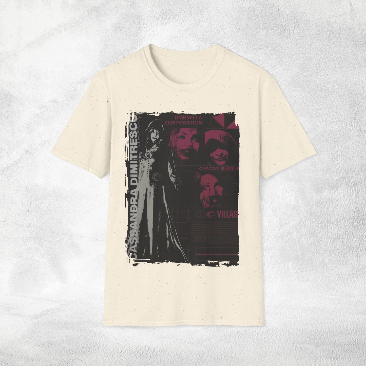 Unisex gaming shirt Resident Evil Cassandra Dimitresco