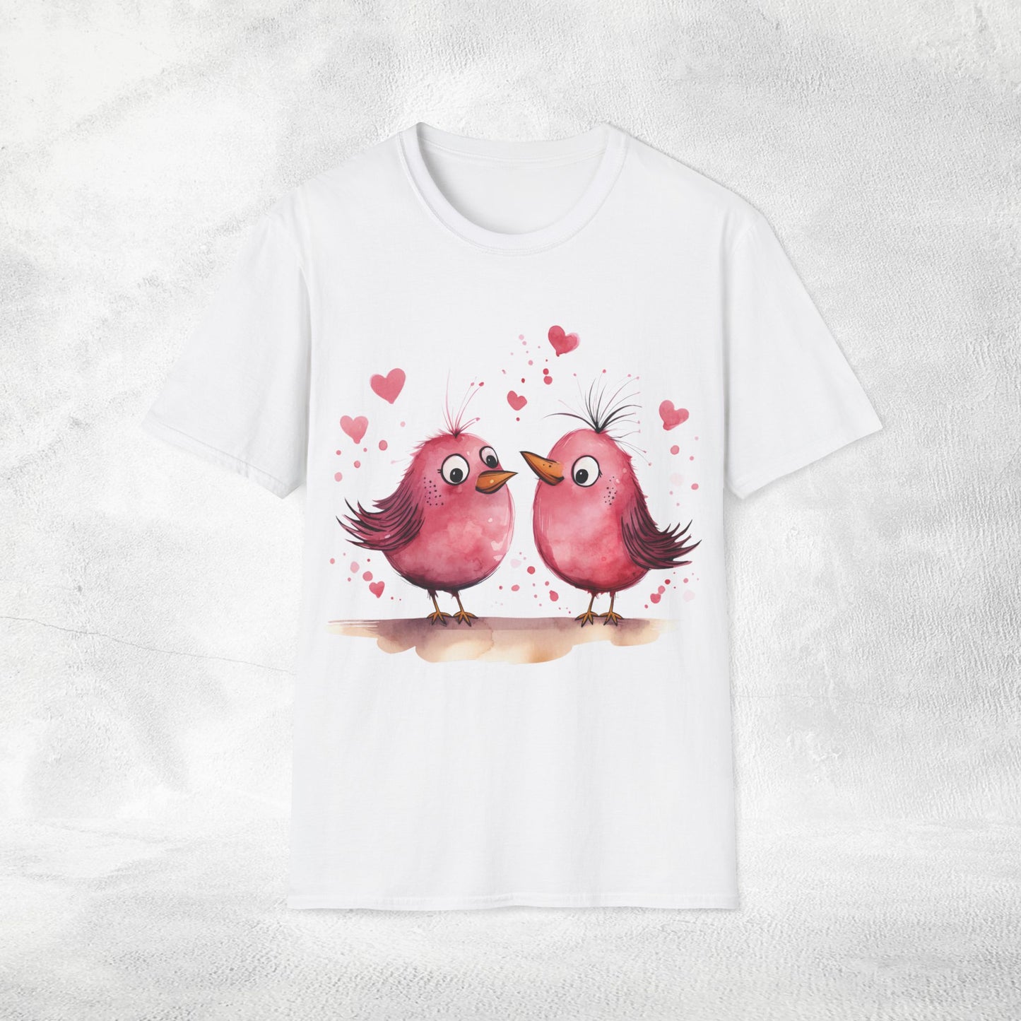 Unisex couples T-Shirt lovebird