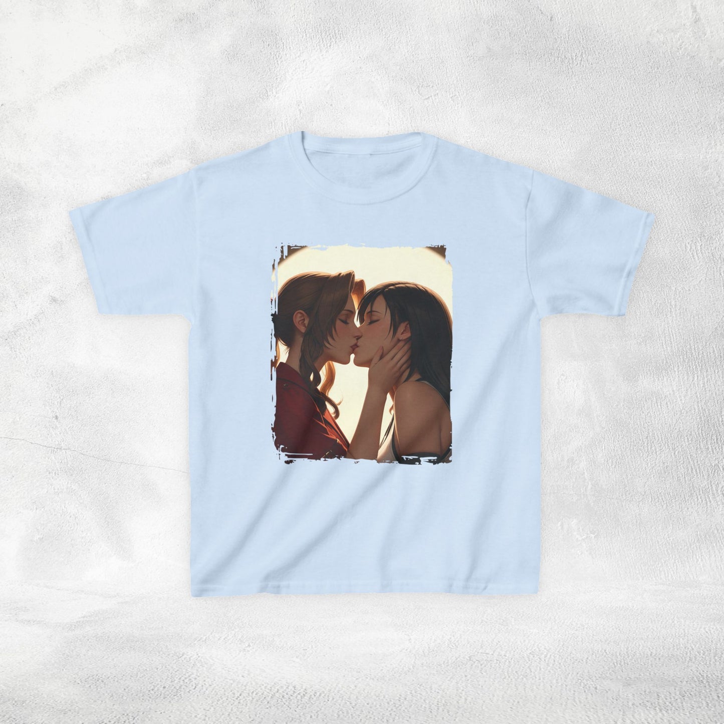 Kids gaming shirt Final Fantasy Tifa Lockhart and Aerith Gainsborough