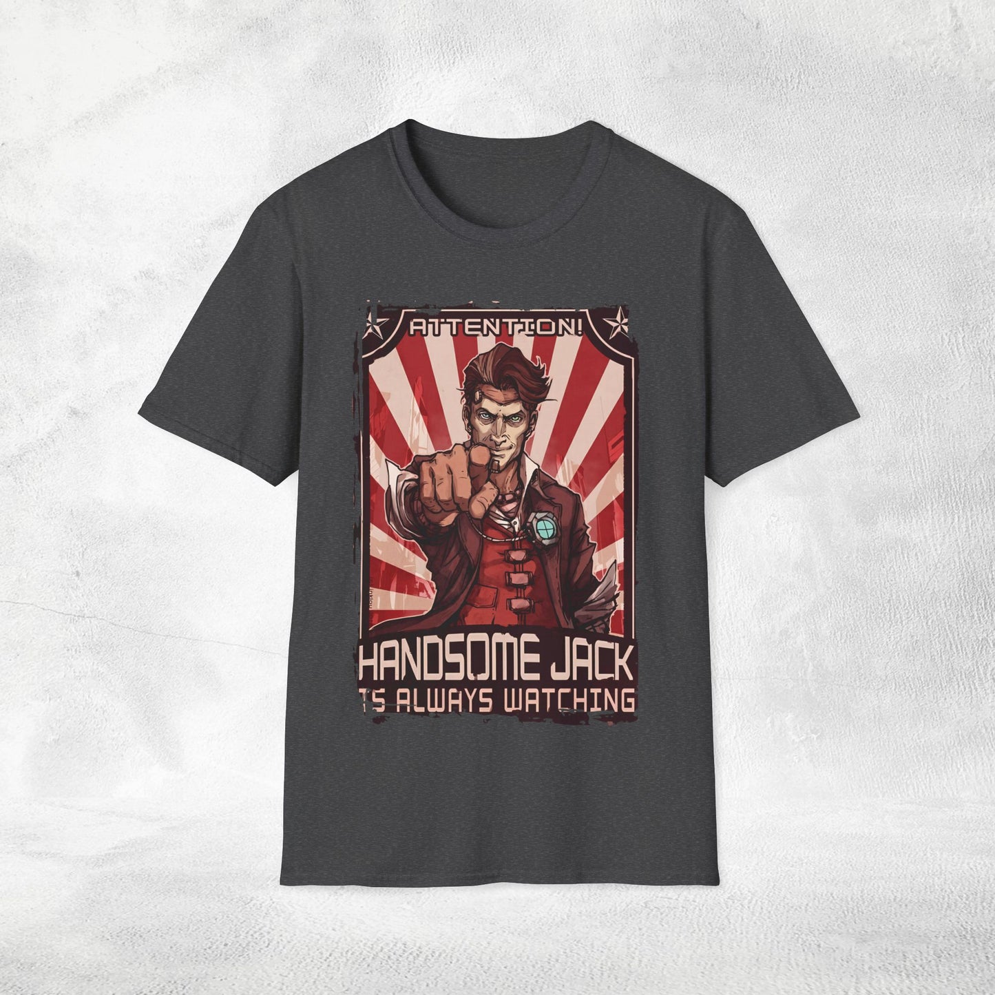 Unisex Gaming shirt Boderlands Handsome Jack