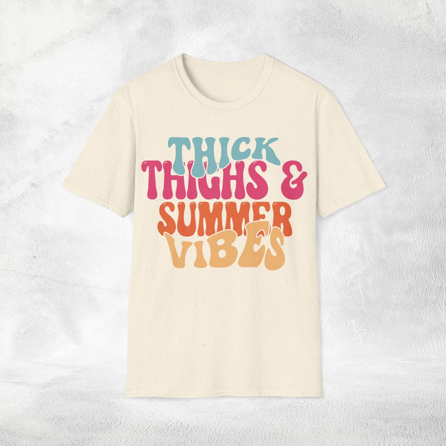 women shirt thick thighs and summer vibes