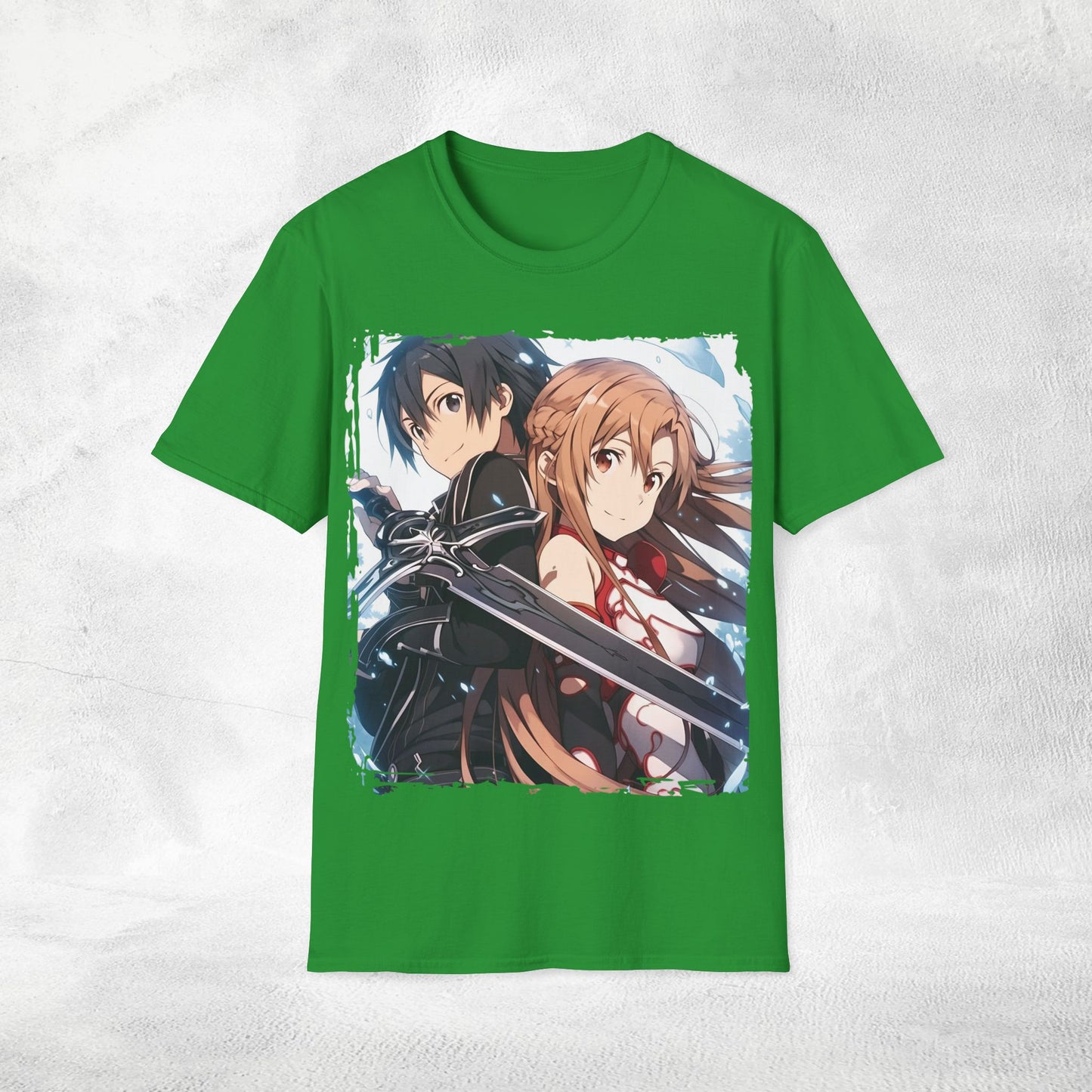 Unisex anime shirt Kazuto Kirigaya / Kirito and Asuna Yuuki