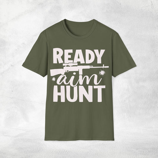 Unisex hunting shirt ready aim hunt