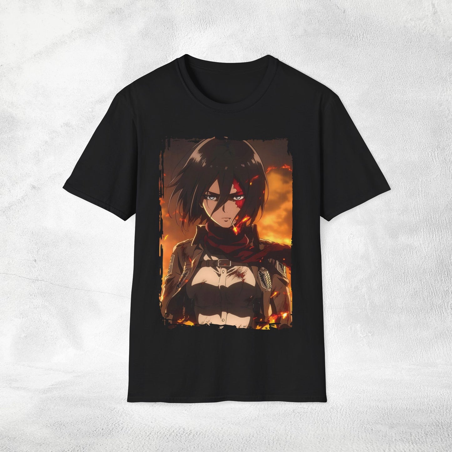 Unisex anime shirt Mikasa Ackerman
