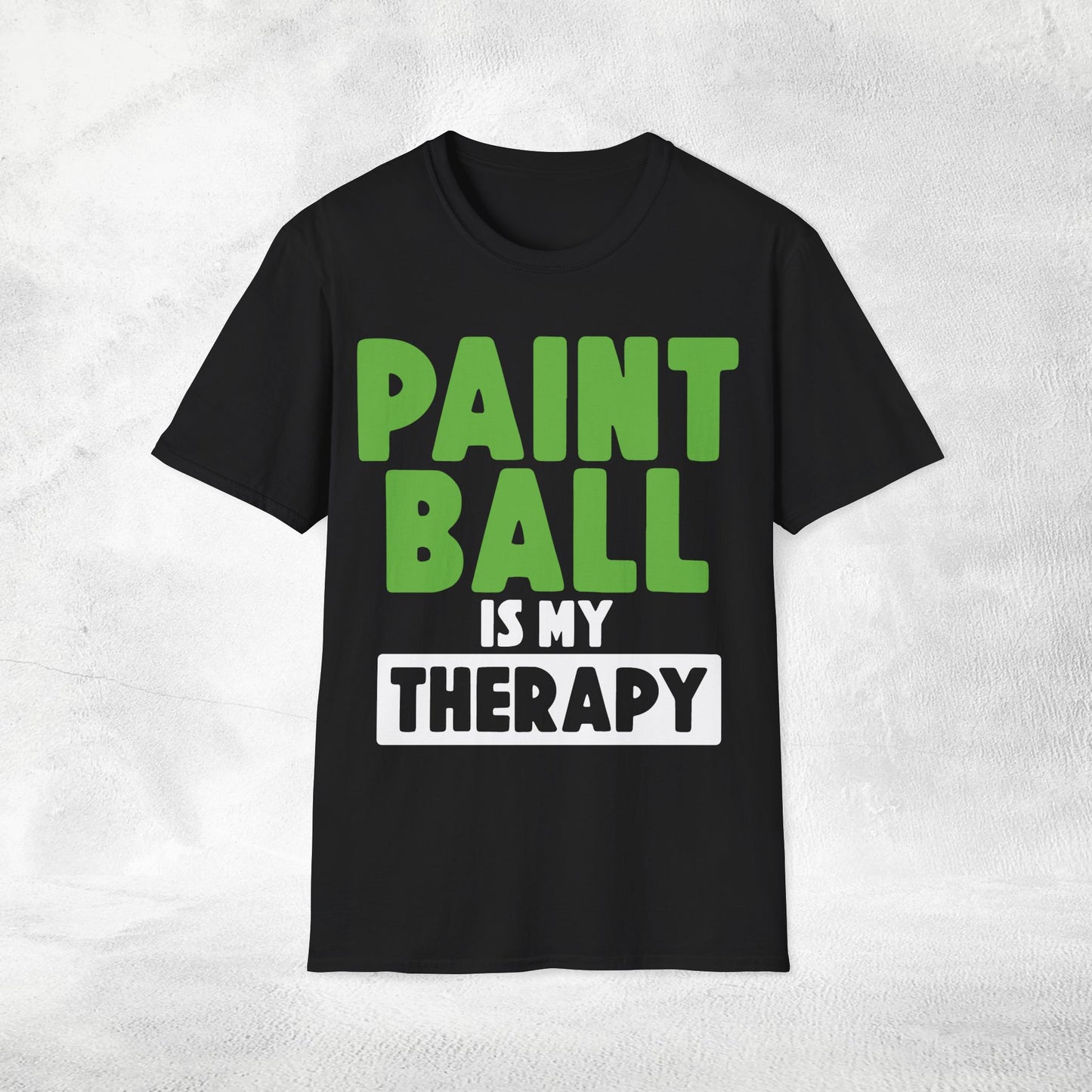 Unisex paintball shirt Therapy