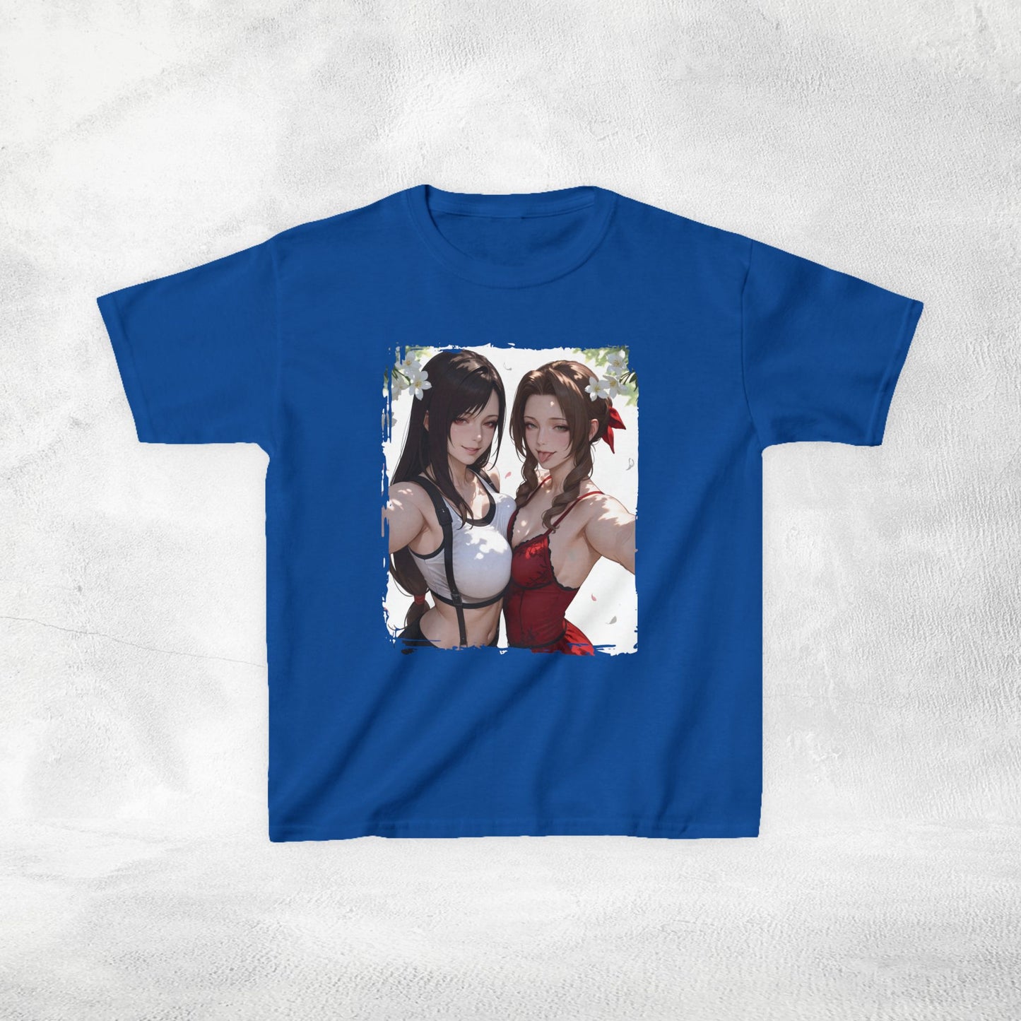 Kids gaming shirt Final Fantasy Tifa Lockhart and Aerith Gainsborough