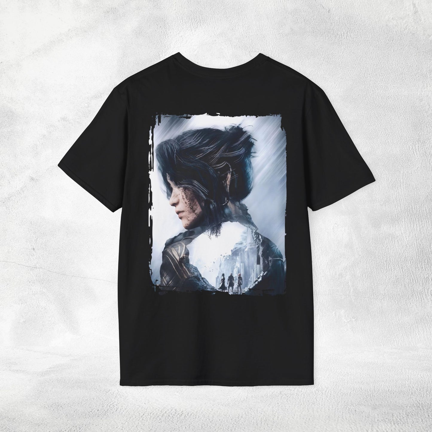 Unisex gaming shirt Expedition 33 Lune BACKPRINT